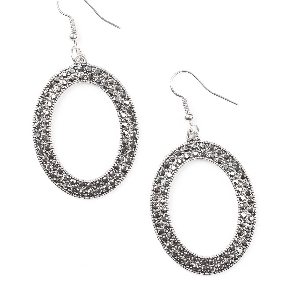 Go Down in Glitter Earrings